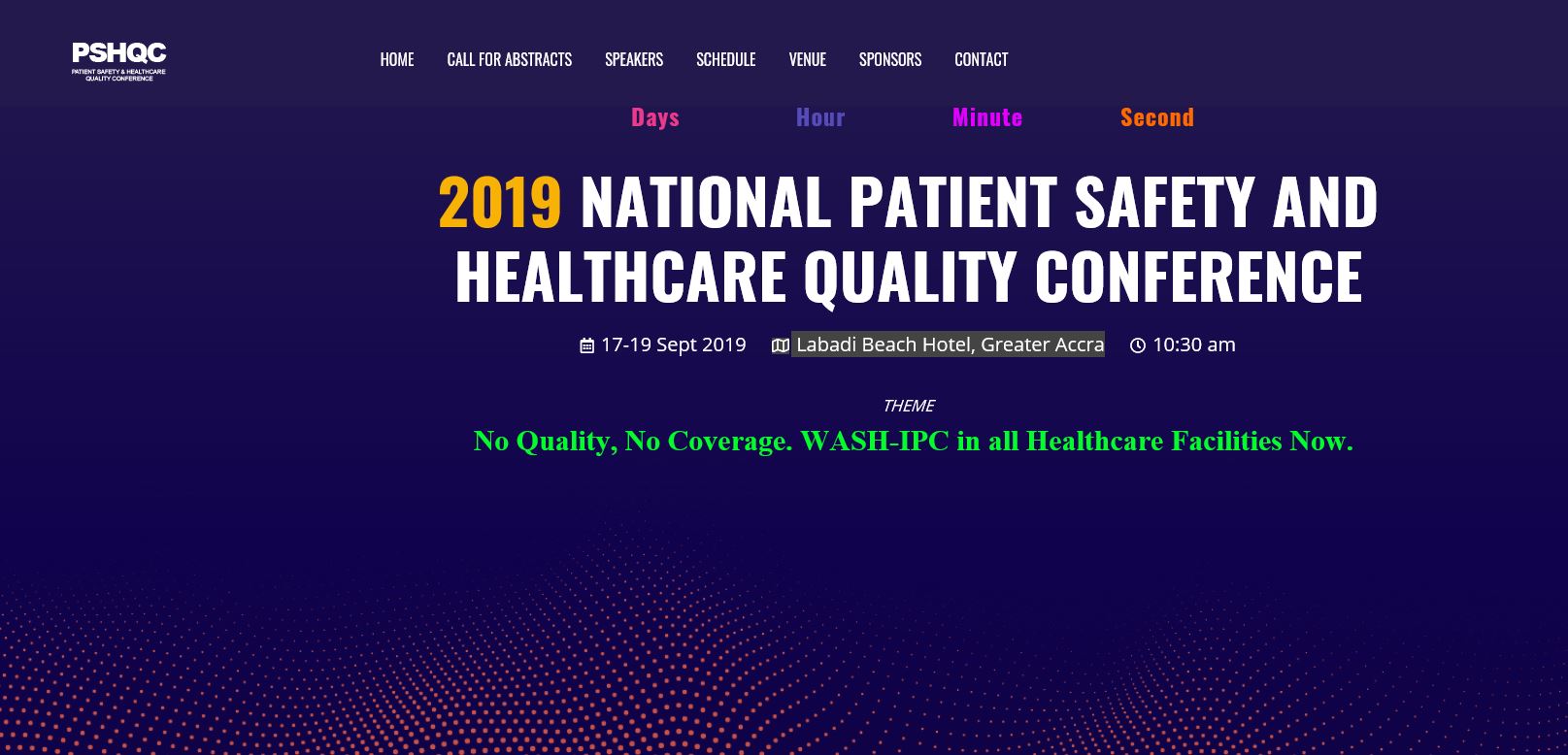 2019 National Patient Safety and Healthcare Quality Conference