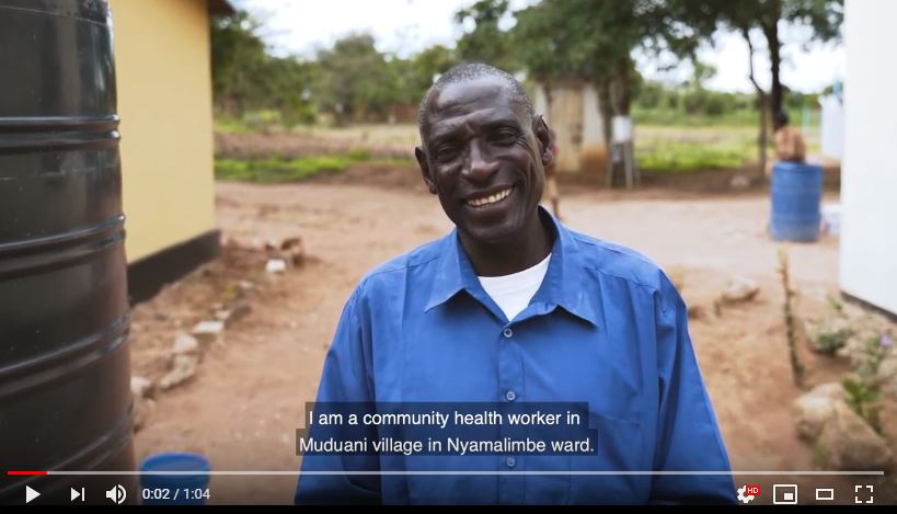 A community health worker in Muduani village in Nyamalimbe ward